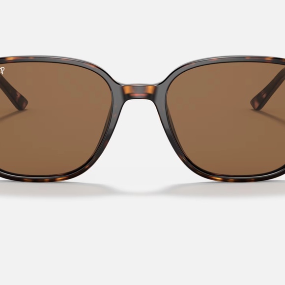 Ray-Ban Leonard polarized sunglasses (RB2193). Tortoise frame/brown lenses main image 9
